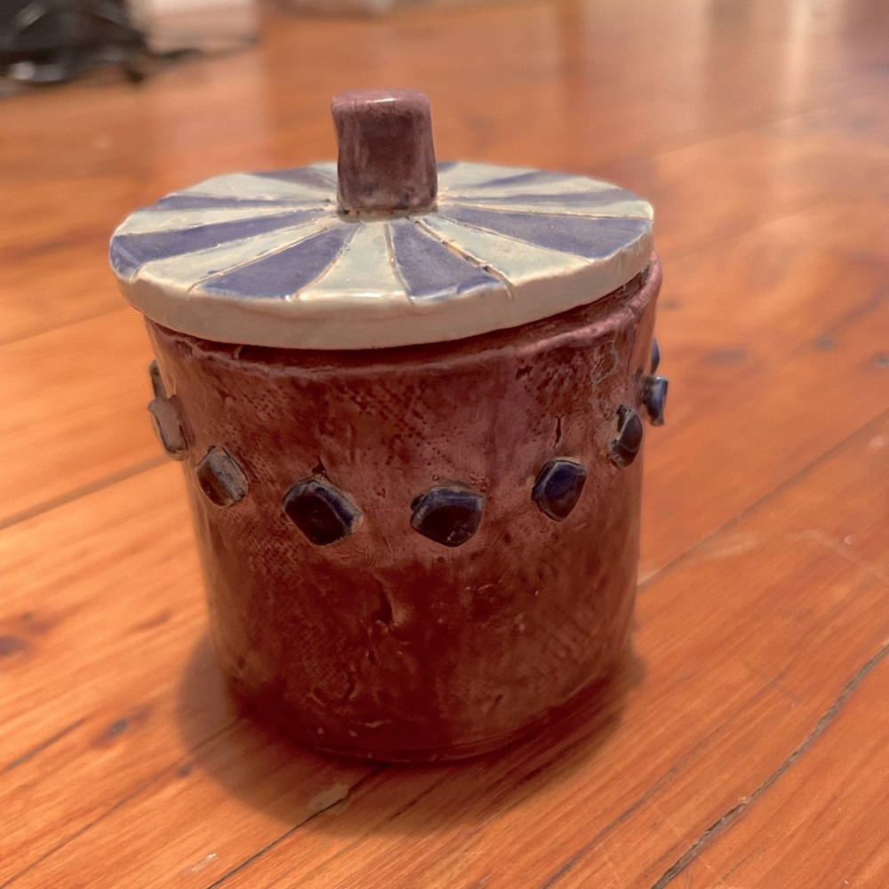 Handmade Ceramic Pot with Lid